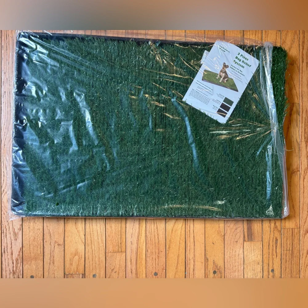 3 Piece Dog Relief System - Artificial Grass & Tray